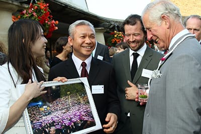 Aaron To with HRH The Prince of Wales