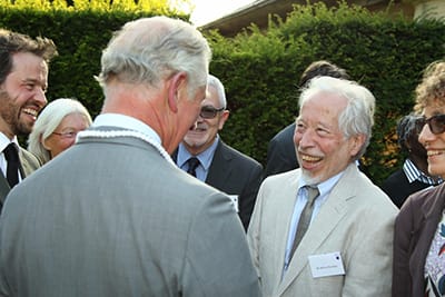 Misha Norland with HRH The Prince of Wales