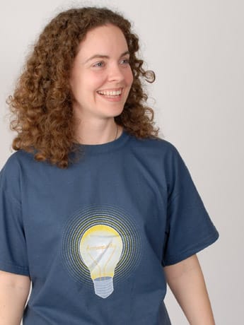 Theresa in blue t shirt 2